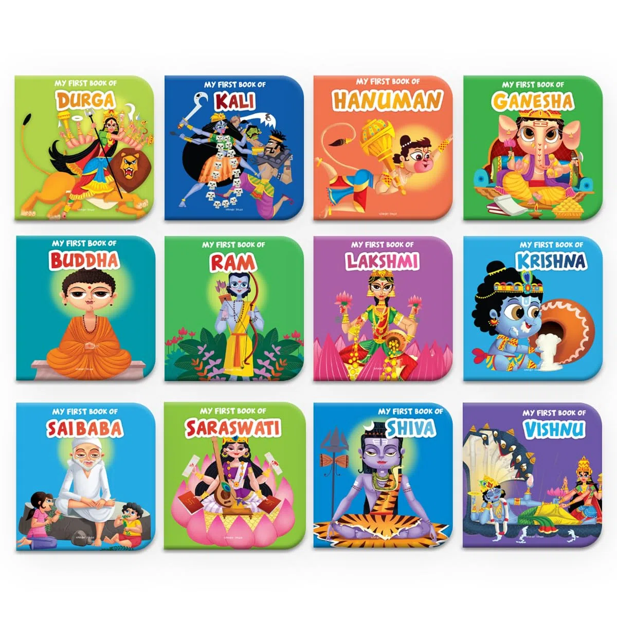 My first little stories of Gods and goddesses Boxed set of 12 books (My First Books of Hindu Gods and Goddess)