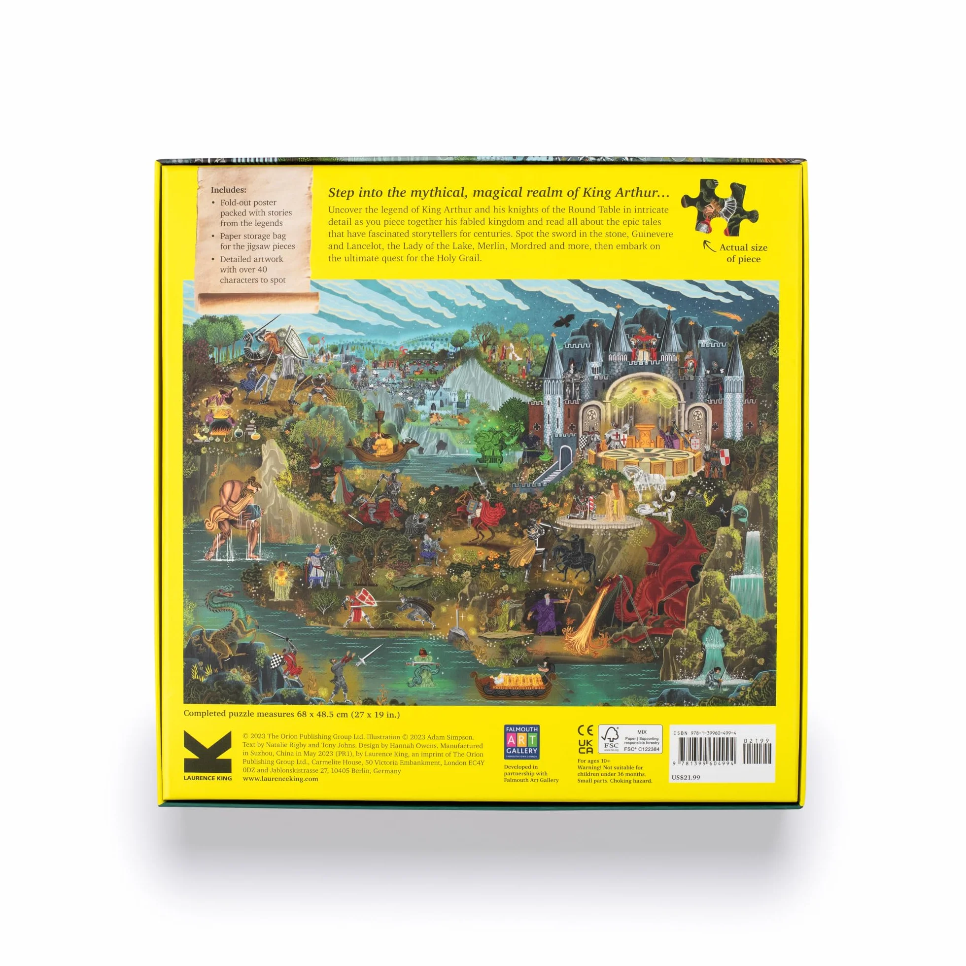The World of King Arthur A 1000 Piece Jigsaw Puzzle /anglais