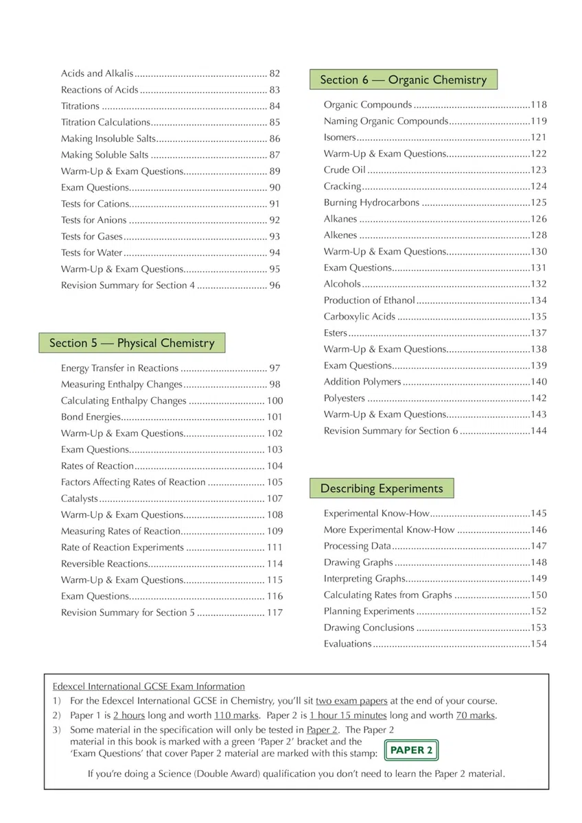 Edexcel International GCSE Chemistry Complete Revision & Practice: Includes Online Videos & Quizzes (CGP IGCSE Chemistry)