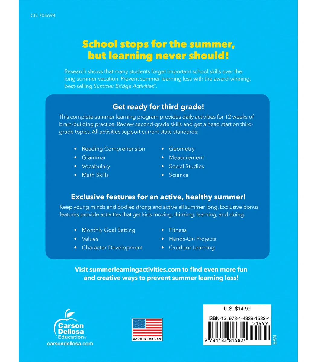Summer Bridge Activities(r), Grades 2 - 3