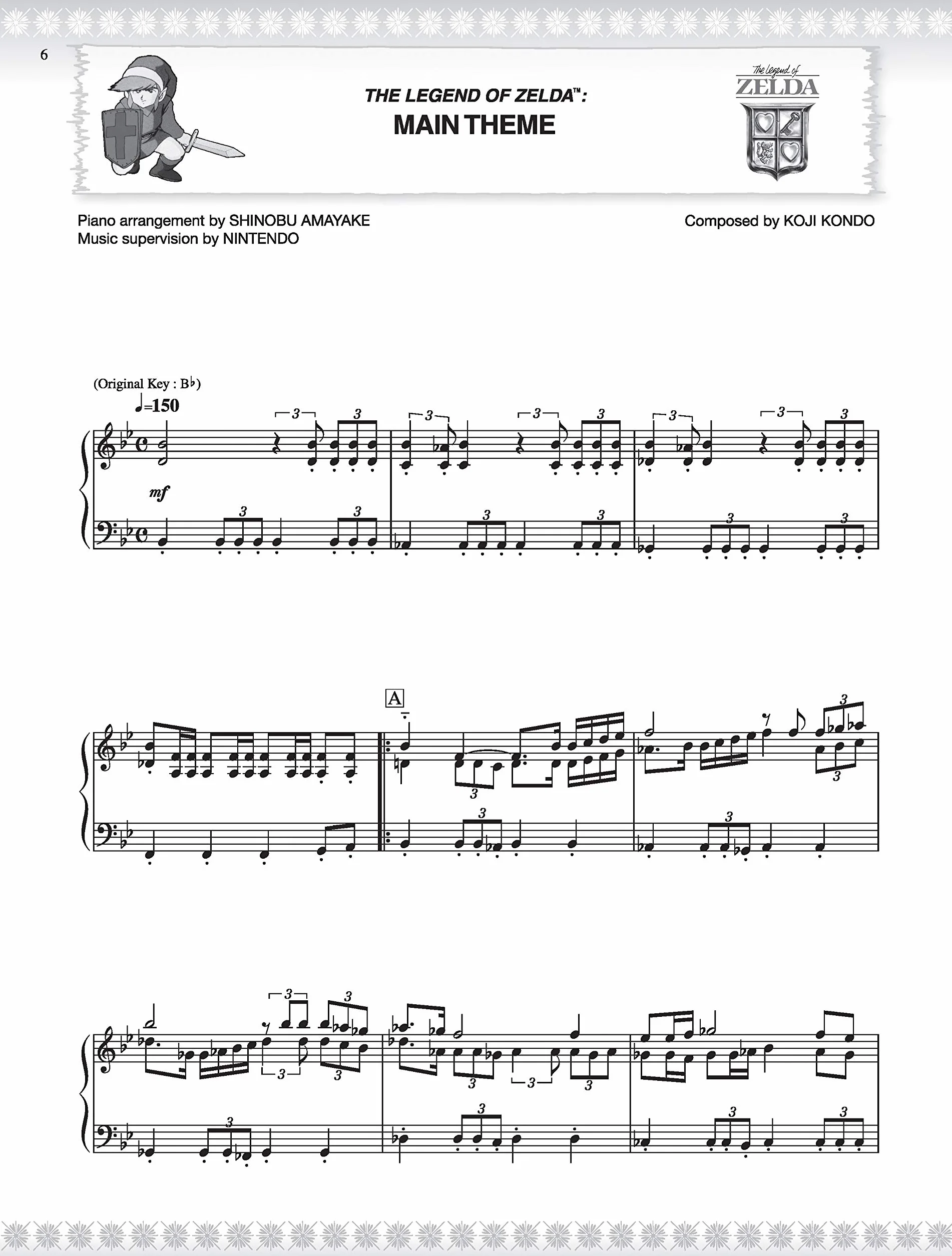 Koji kondo - the legend of zelda series for piano: Intermediate-Advanced Edition