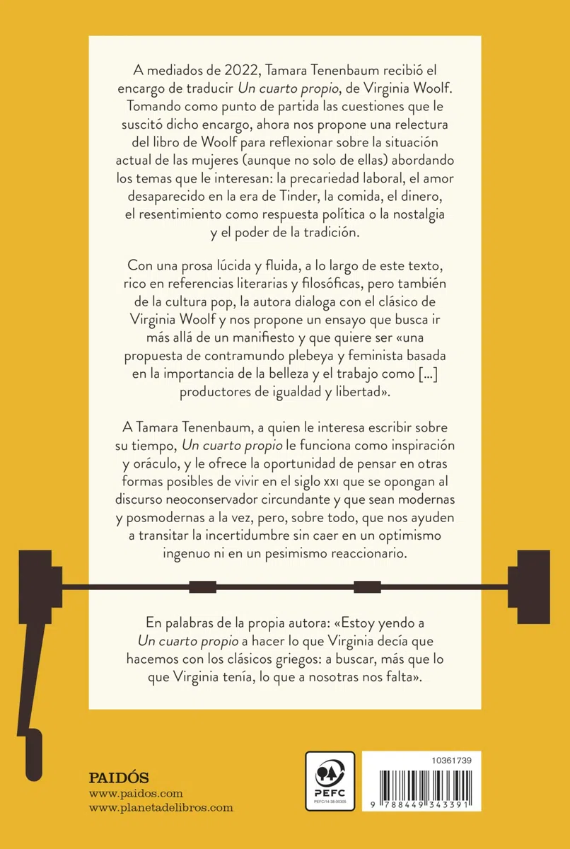 Un millón de cuartos propios: Ensayo para un tiempo ajeno (Premio Paidós)