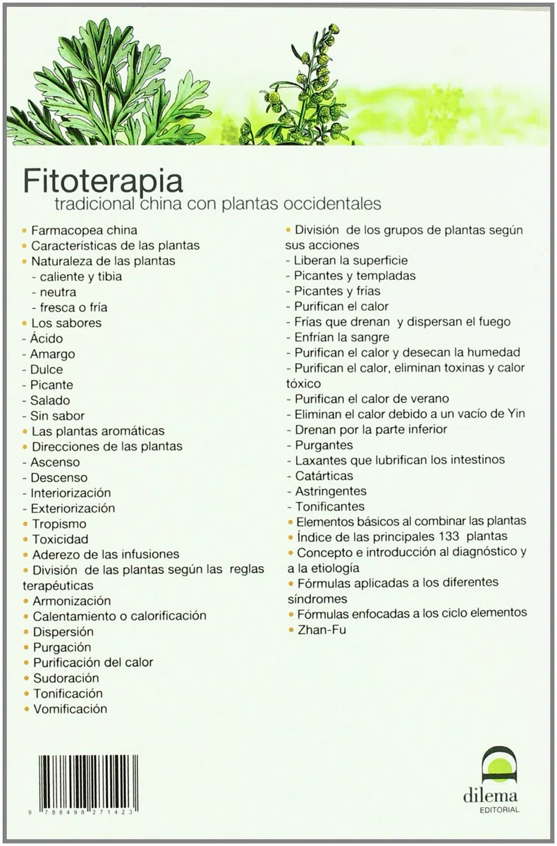 Fitoterapia tradicional china con plantas occidentales