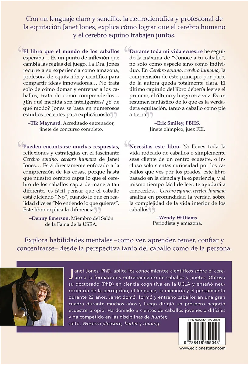 Cerebro equino, cerebro humano: La neurociencia de la equitación (SIN COLECCION)