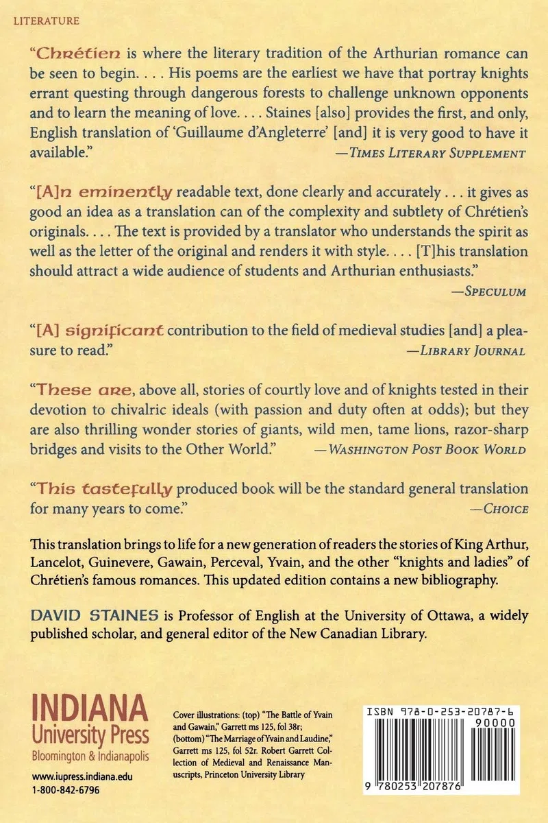 The Complete Romances of Chrétien de Troyes