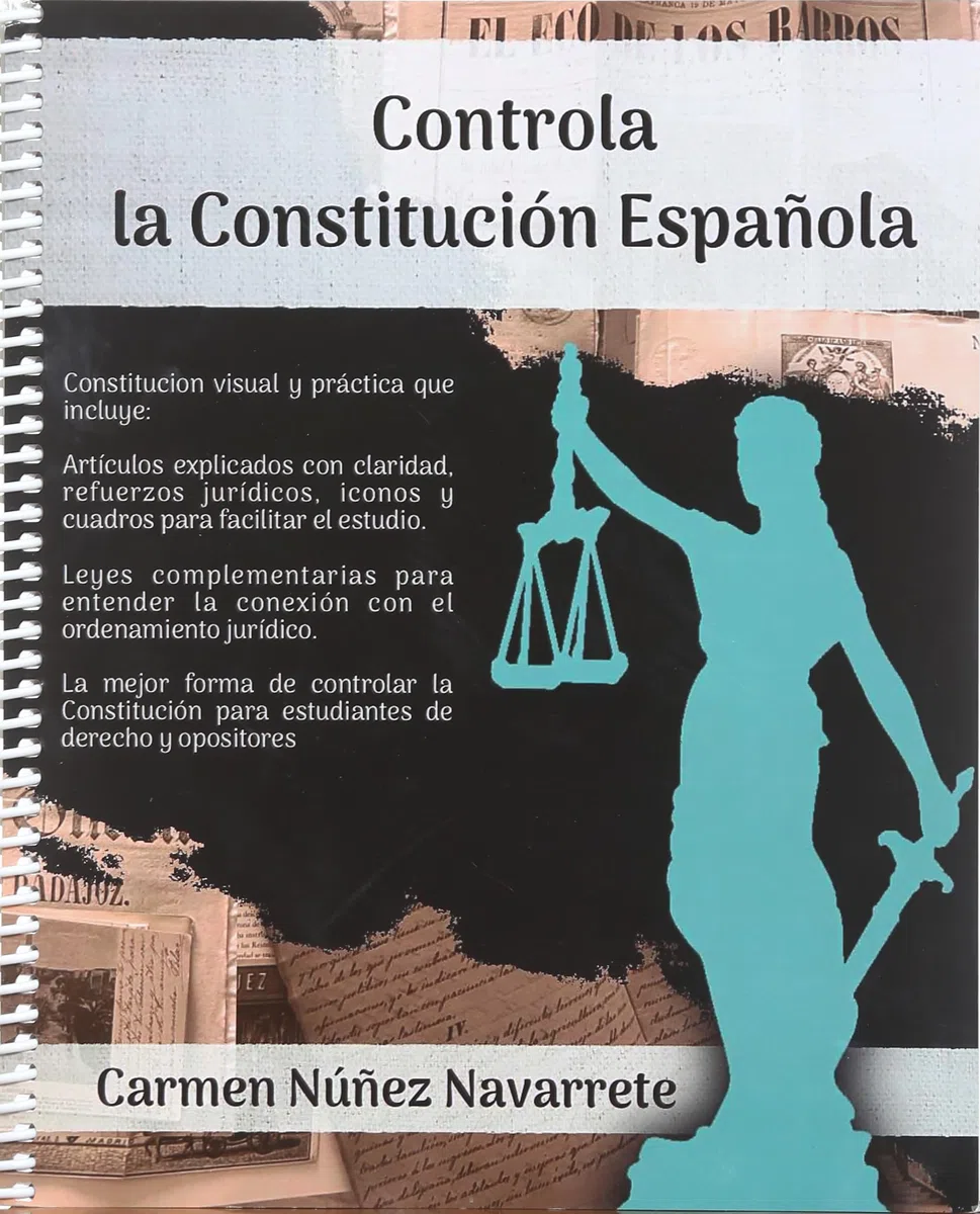CONTROLA LA CONSTITUCIÓN ESPAÑOLA (material de estudio ilsutrado, explicado y colorido)
