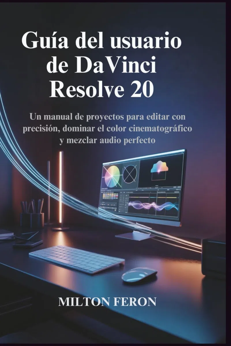 Guía del usuario de DaVinci Resolve 20: Un manual de proyectos para editar con precisión, dominar el color cinematográfico y mezclar audio perfecto