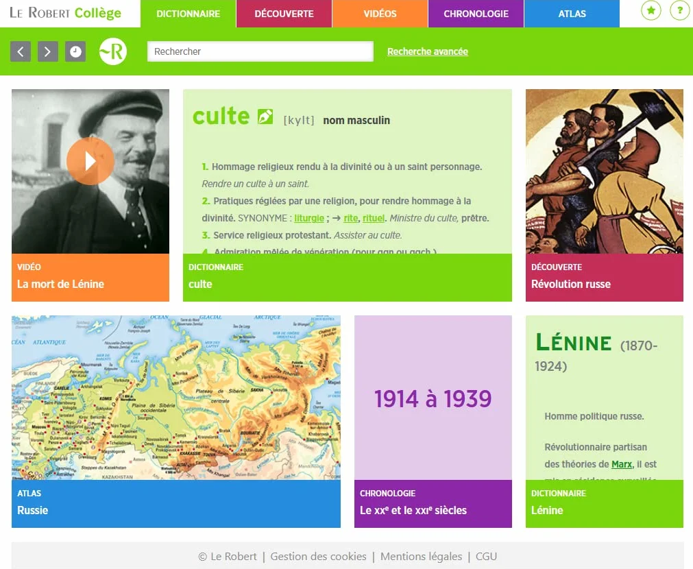 Le Robert collège: Avec 1 carte numérique (Le Robert Scolaire)