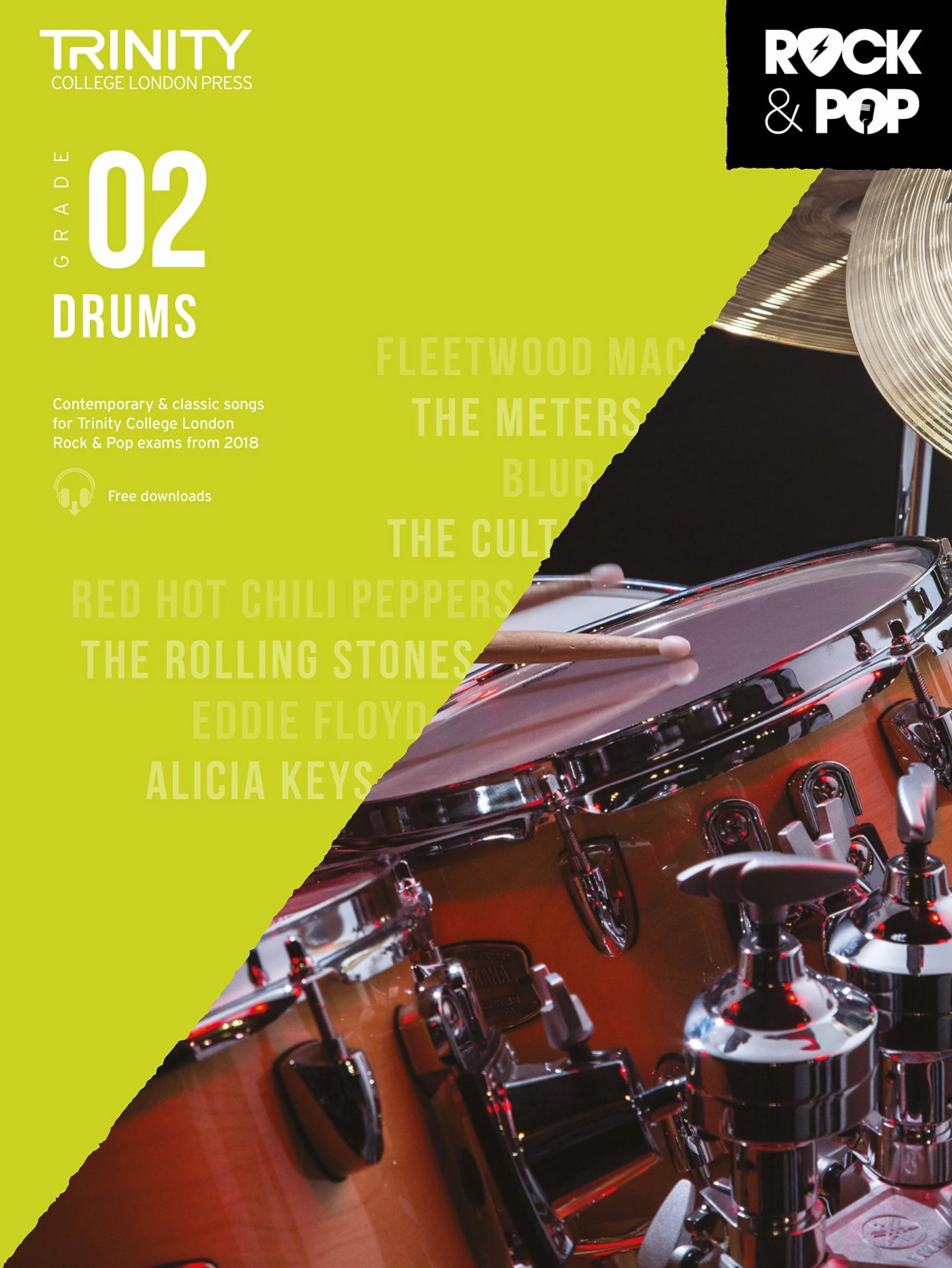 Trinity College London Rock & Pop 2018 Drums Grade 2 (Trinity Rock & Pop)