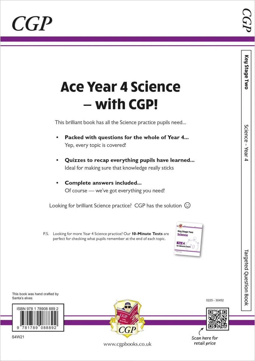 KS2 Science Year 4 Targeted Question Book (includes answers) (CGP Year 4 Science)