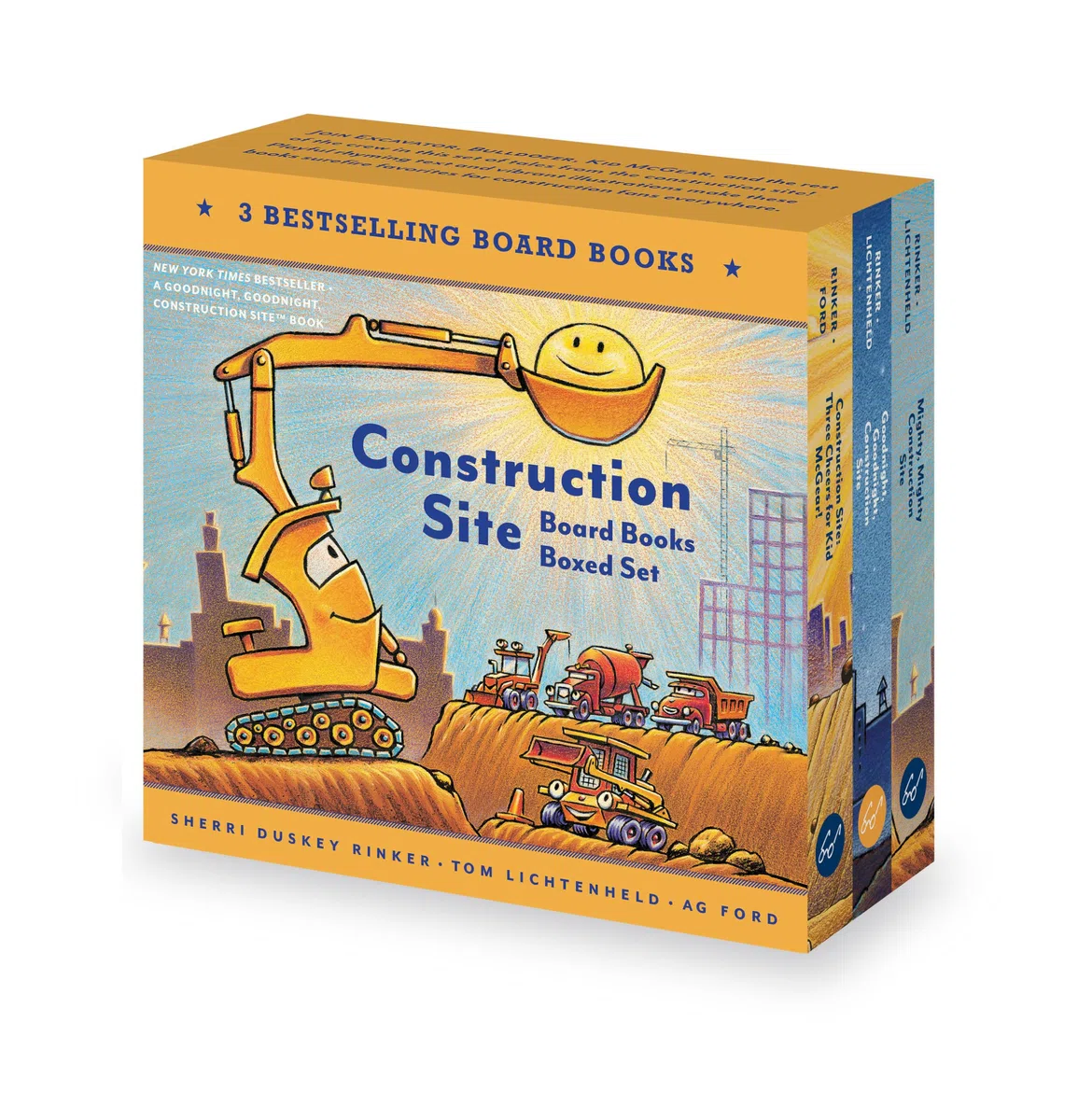 Construction Site Board Books Boxed Set (Goodnight, Goodnight, Construction Site)