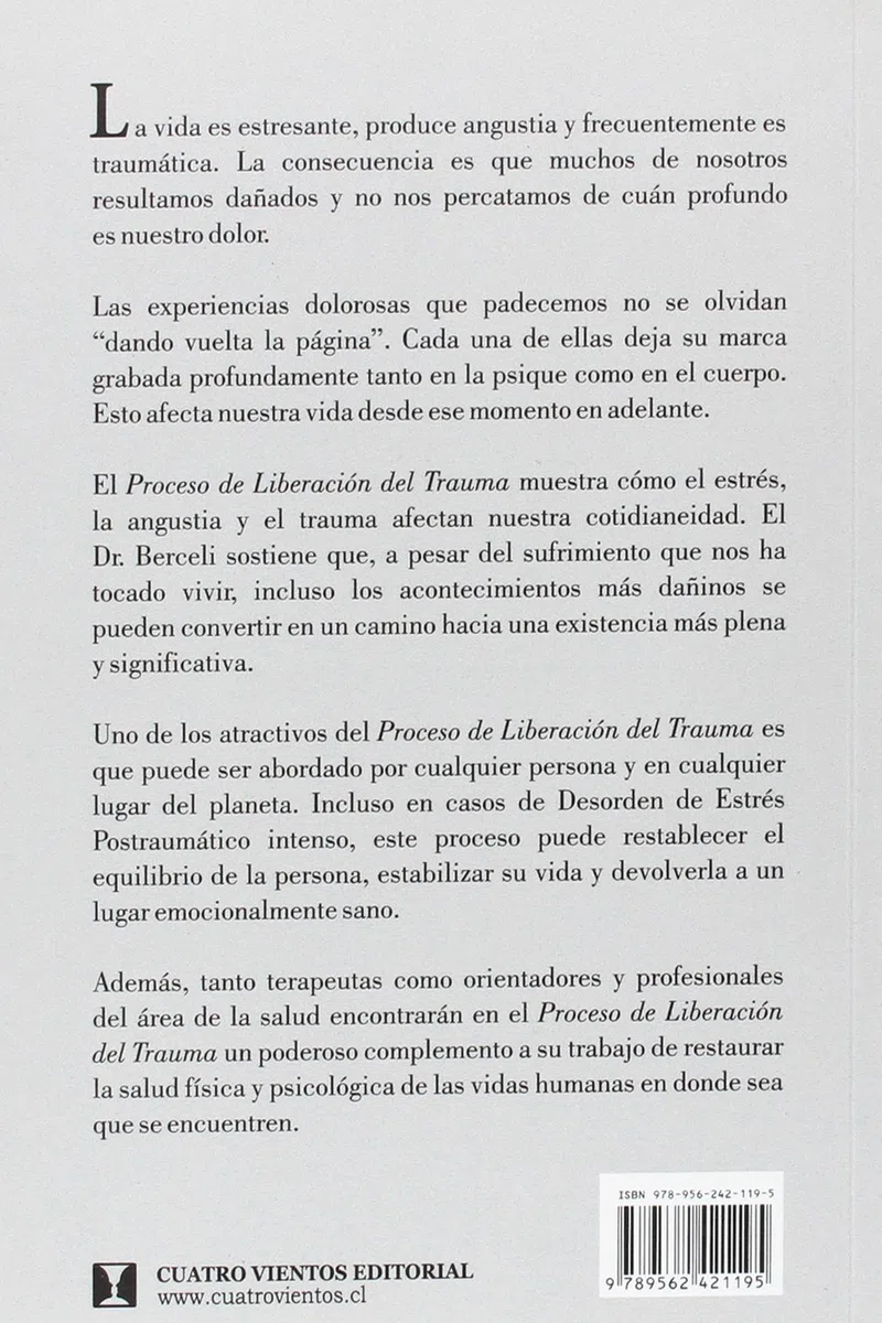 Liberación del trauma (PSICOLOGIA Y PSICOANALISIS)