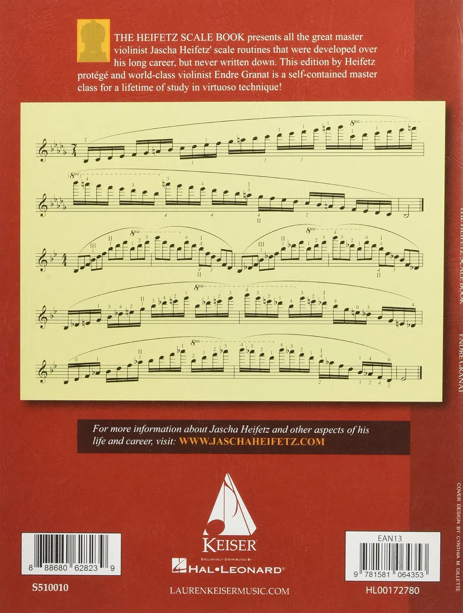The Heifetz Scale Book