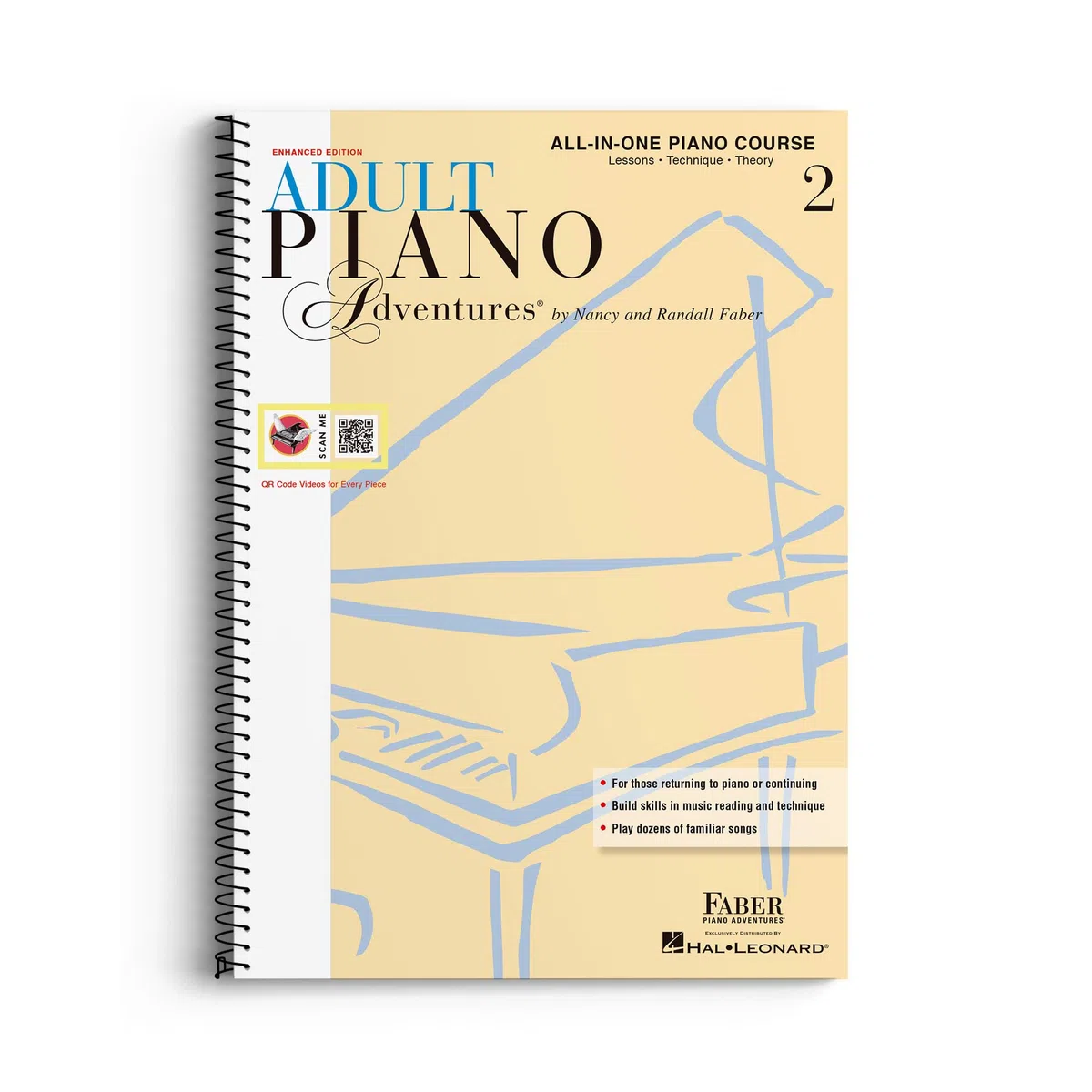 Adult Piano Adventures: All-in-One Lesson Book 2: Spiral Bound