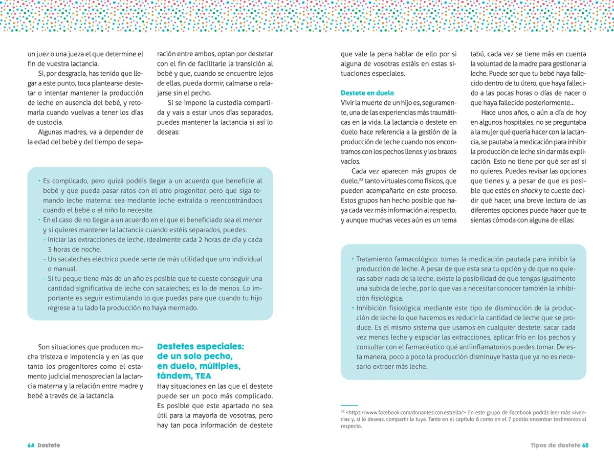 Destete. Final de una etapa (Embarazo, bebé y crianza)