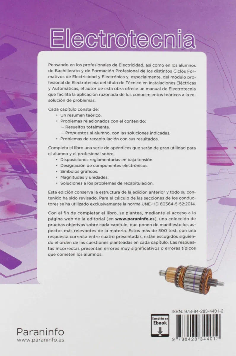 Electrotecnia (350 Conceptos Teóricos - 800 problemas) 12.ª Edición (Electricidad y Electrónica)