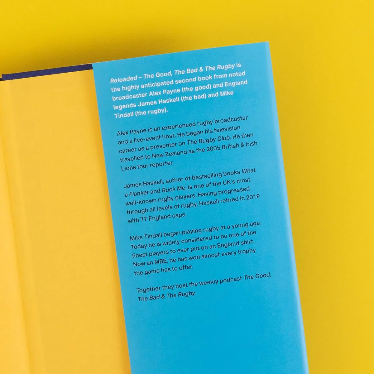 Reloaded – The Good, The Bad & The Rugby: A hilarious new sports book from the rugby and podcast legends