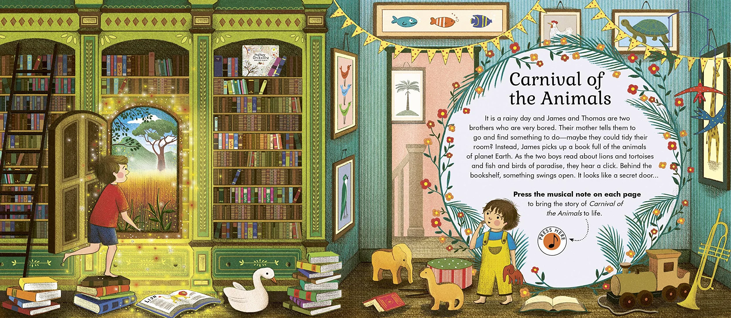 The Story Orchestra: Carnival of the Animals: Press the note to hear Saint-Saëns' music (5)