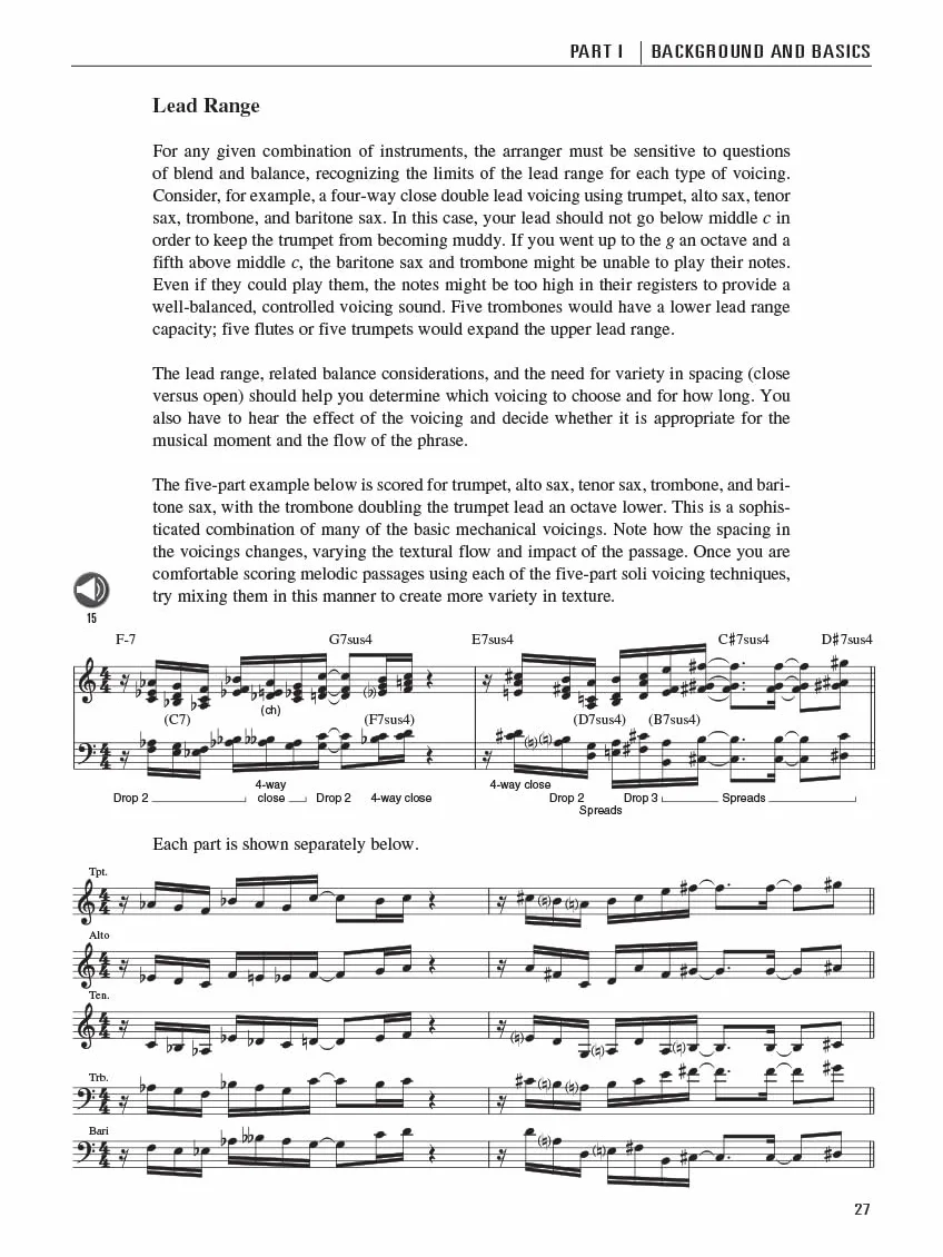 Modern Jazz Voicings: Arranging for Small and Medium Ensembles