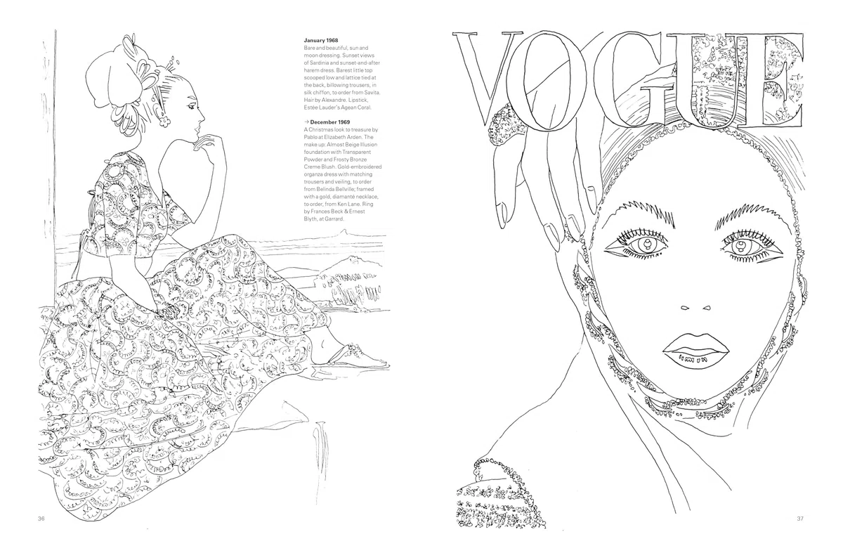 Vogue Goes Pop Colouring Book