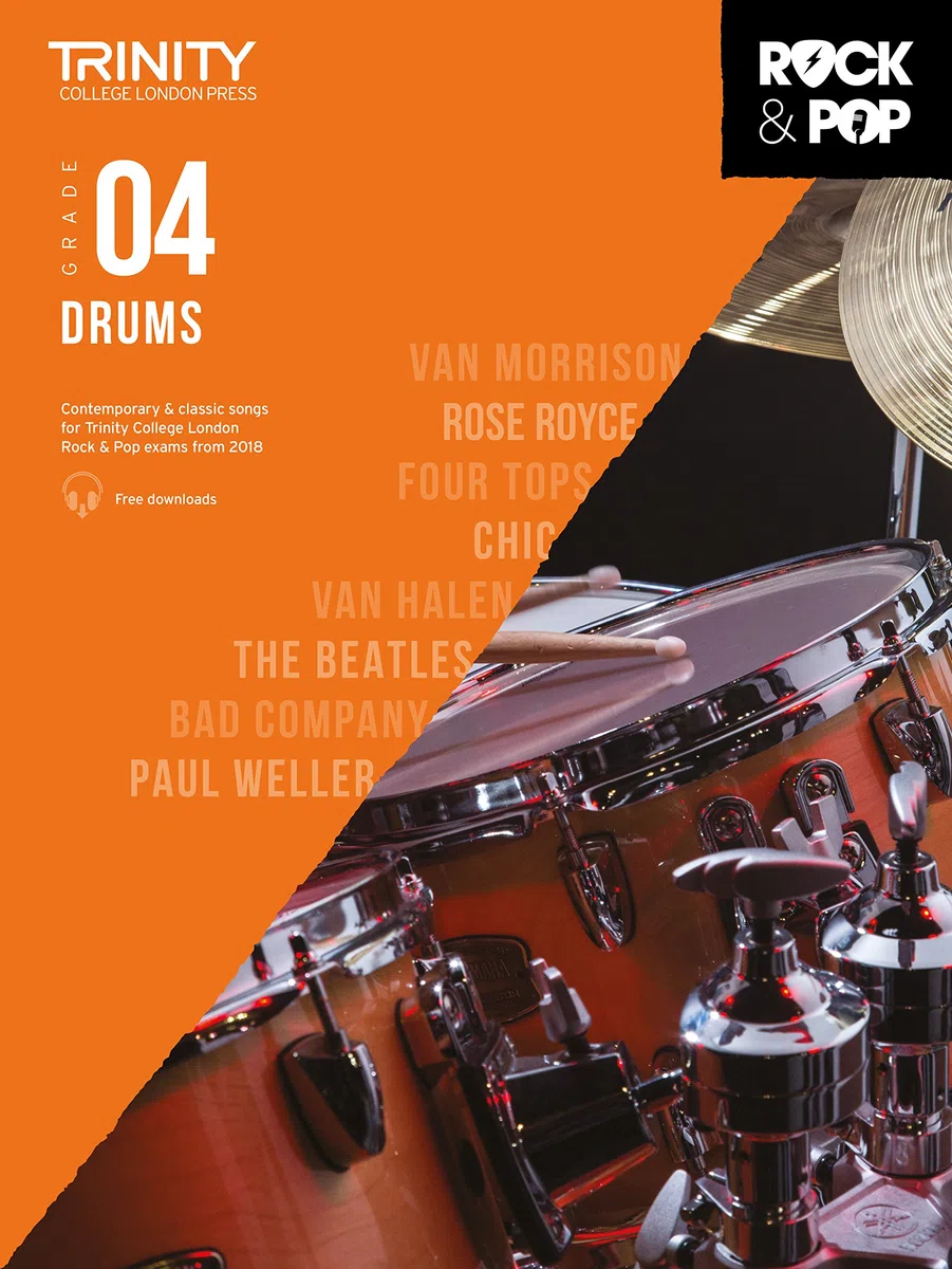 Trinity College London Rock & Pop 2018 Drums Grade 4 (Trinity Rock & Pop)