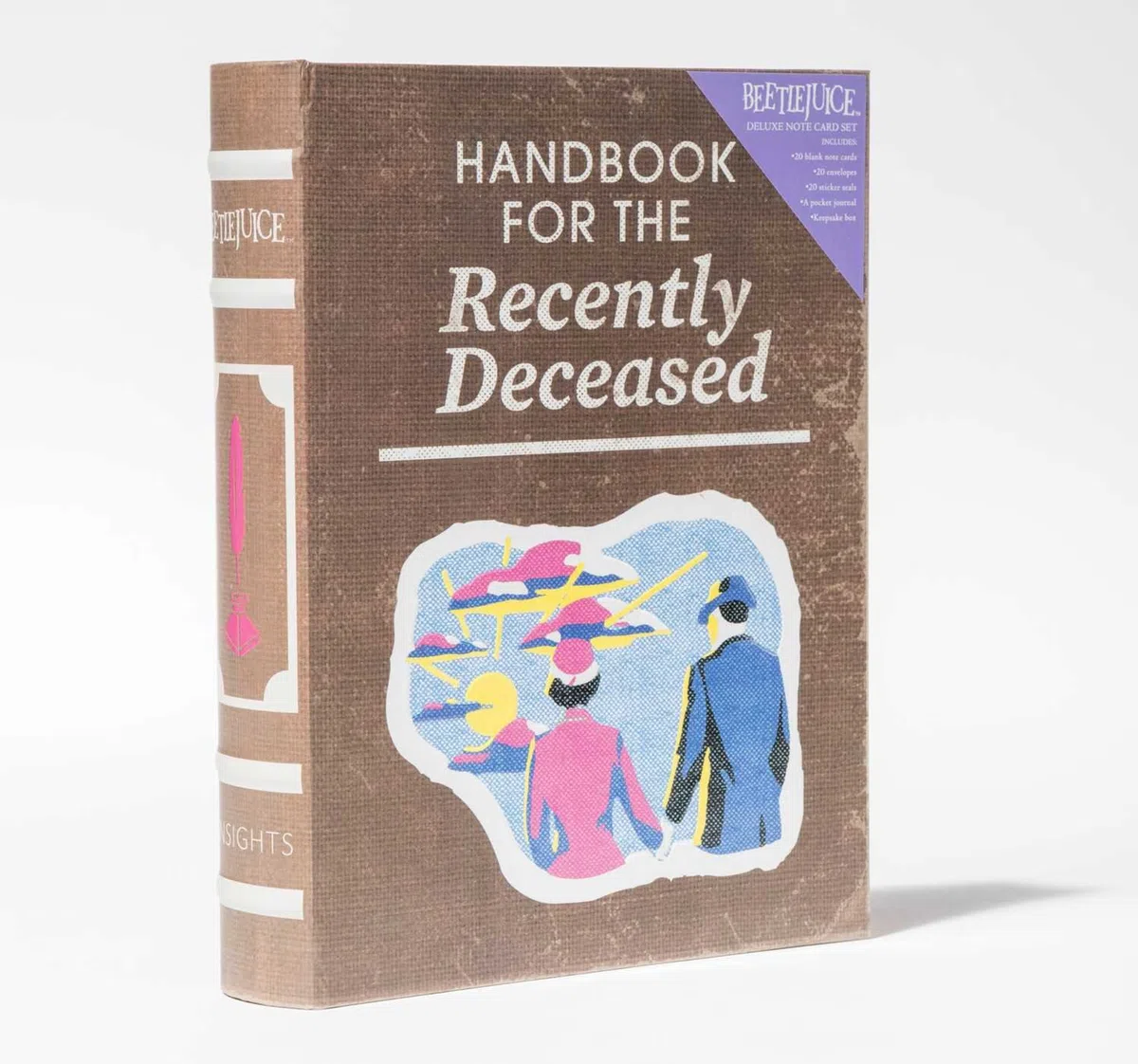 Beetlejuice: Handbook for the Recently Deceased Deluxe Note Card Set: With Keepsake Book Box: With Book Box (80's Classics)