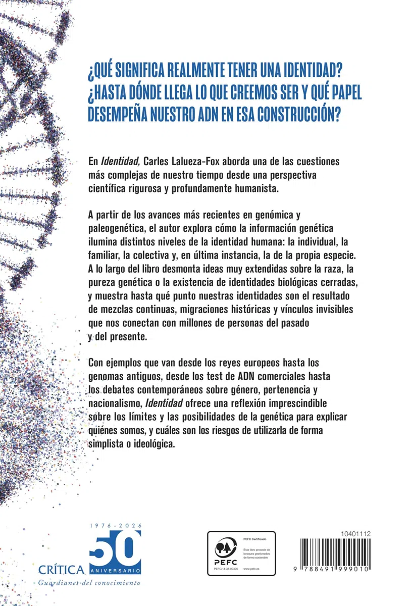 Identidad: Qué nos dice el ADN sobre quiénes somos (Drakontos)