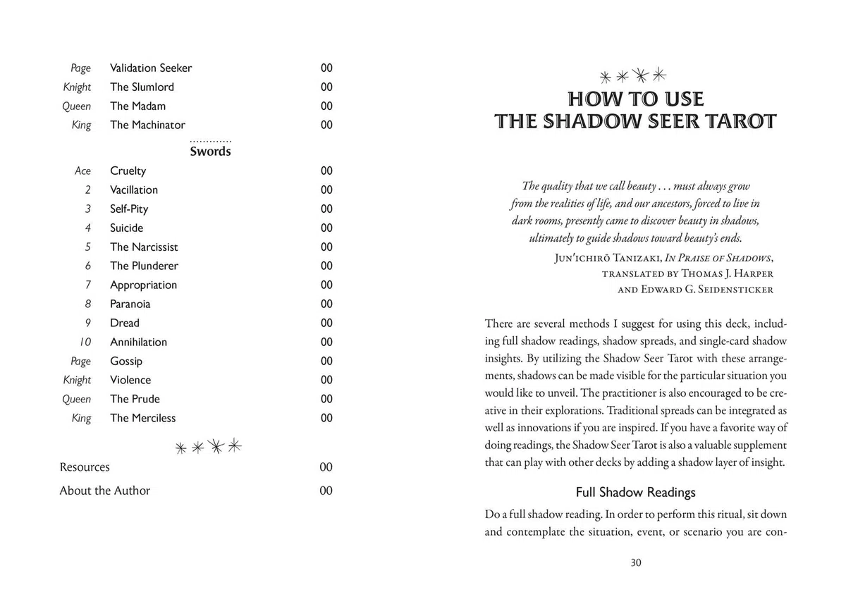 Shadow Seer Tarot: A Night Vision and Dark Archetype Deck