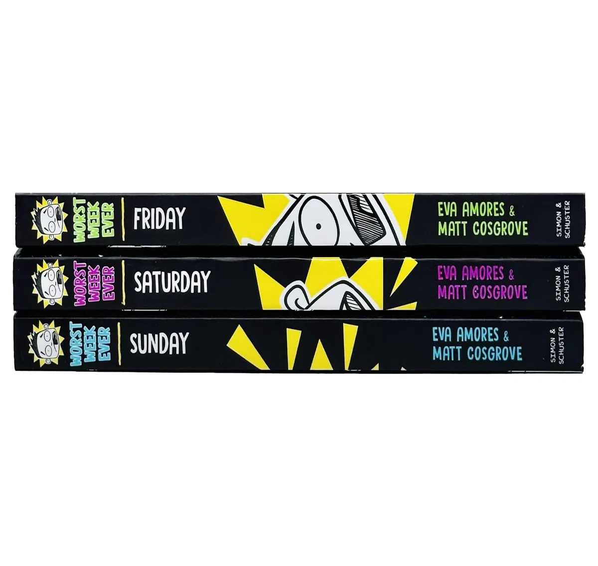 Worst Week Ever! Series 3 Books Collection Set By Eva Amores & Matt Cosgrove (Sunday, Saturday & Friday)