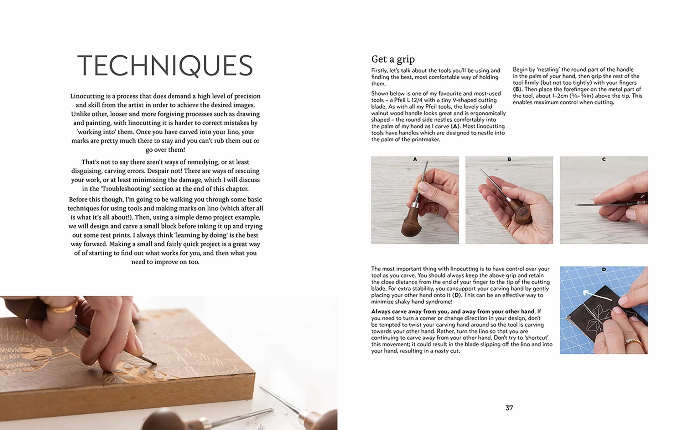 Nature Imprinted: A Complete Guide to Lino Printing, with 10 Nature-Inspired Designs