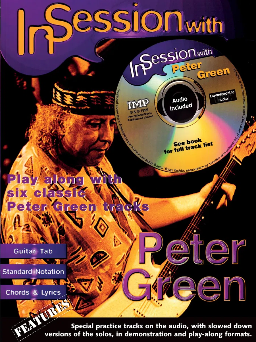 In session with peter green guitare+cd
