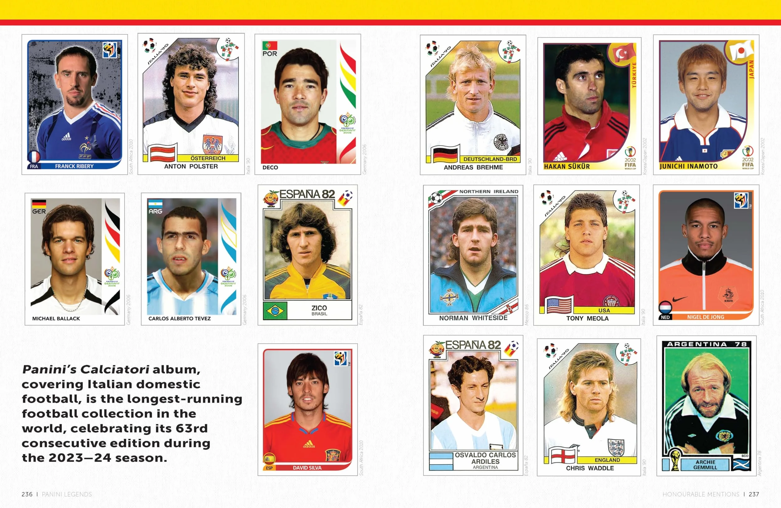 Panini Legends: A Celebration of the World's Greatest Football Stickers