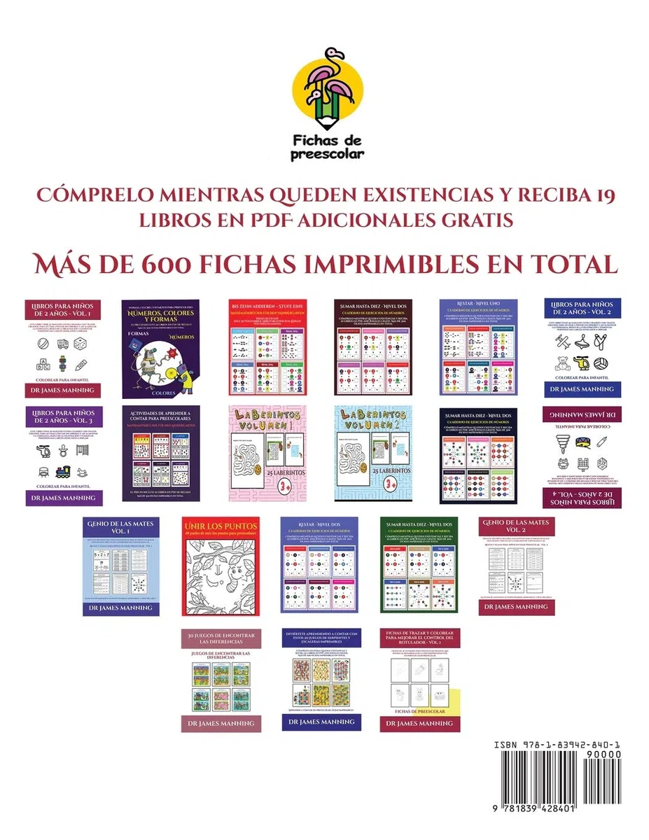 Hojas de actividades para niños (Rodea con un círculo la hora que muestra el reloj- Vol 4): Este libro contiene 30 fichas con actividades a todo color para niños de 5 a 6 años: 45