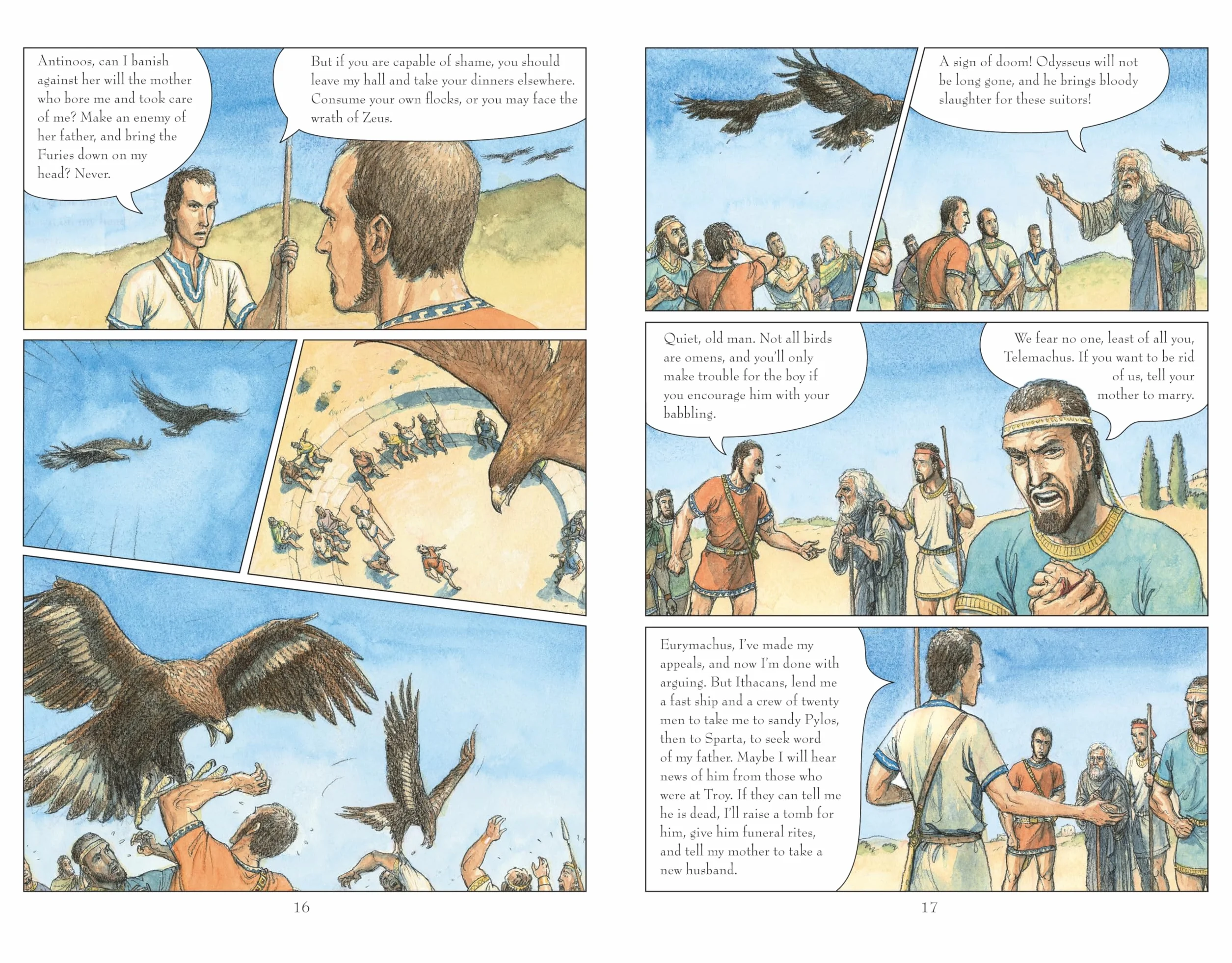 The Odyssey: Homer's exciting ancient Greek myth told in pacy full-colour graphic novel form for YA readers