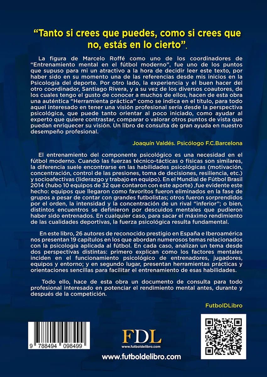 Entrenamiento Mental en el Fútbol Moderno: Herramientas Prácticas: 2