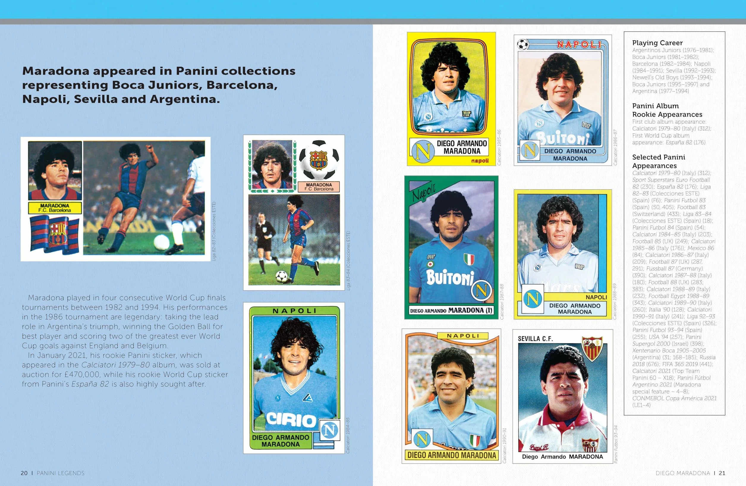 Panini Legends: A Celebration of the World's Greatest Football Stickers