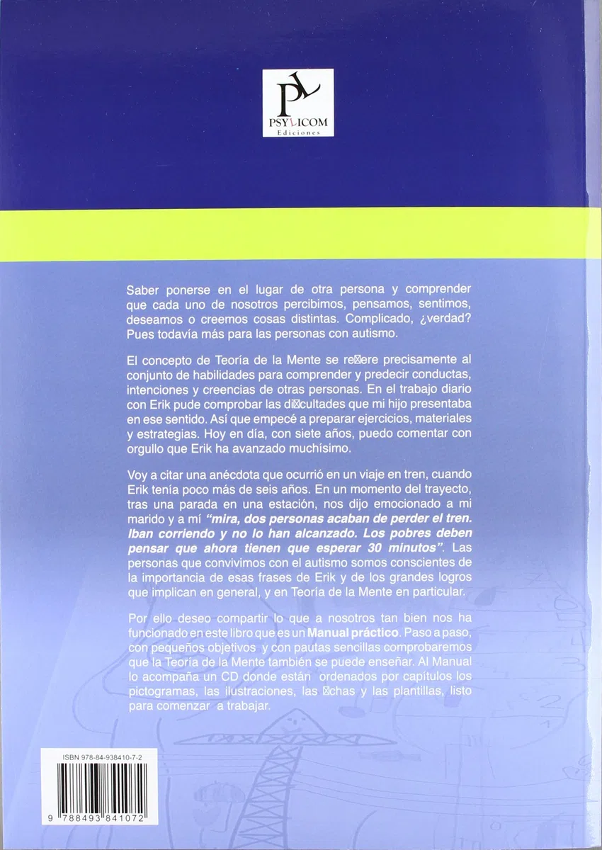 Manual de la teoría de la mente para niños con autismo