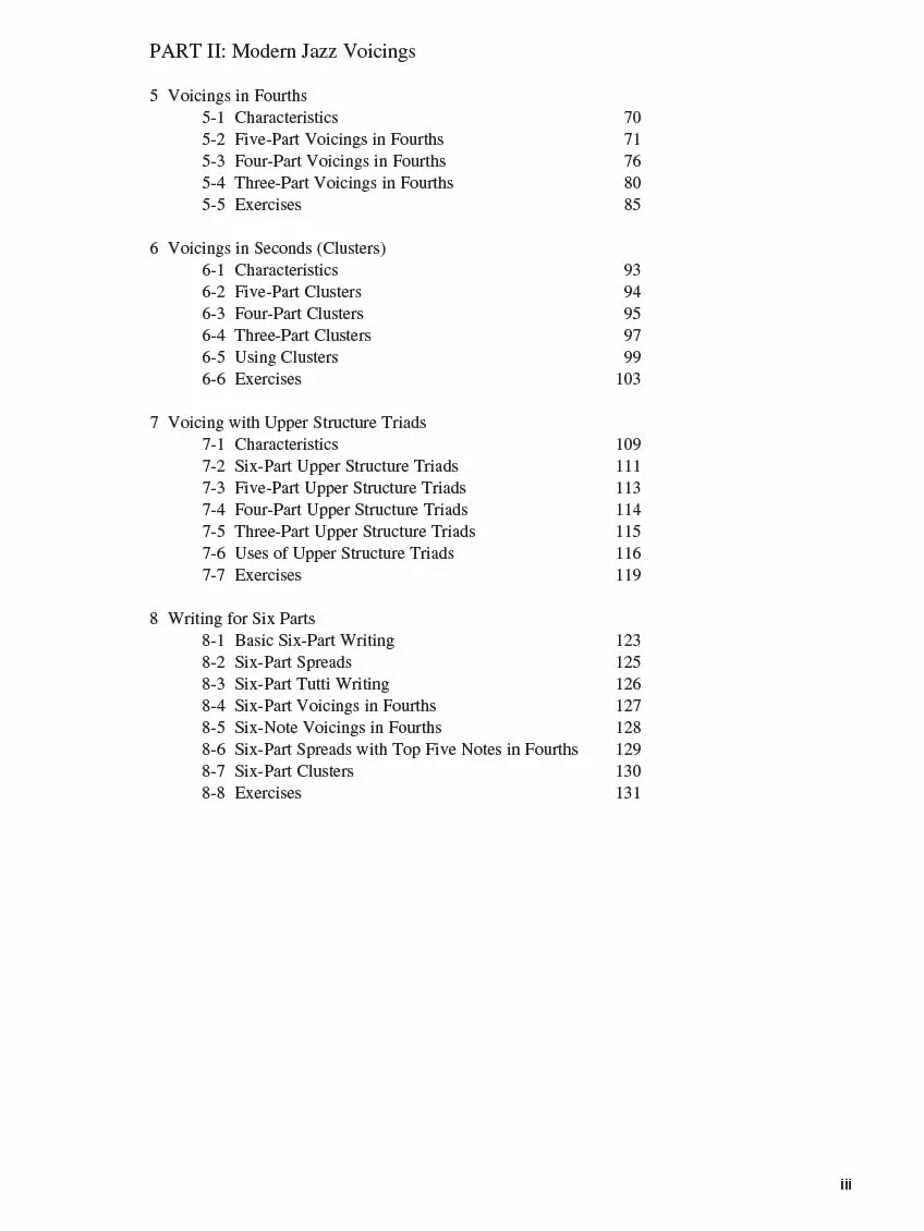 Modern Jazz Voicings: Arranging for Small and Medium Ensembles