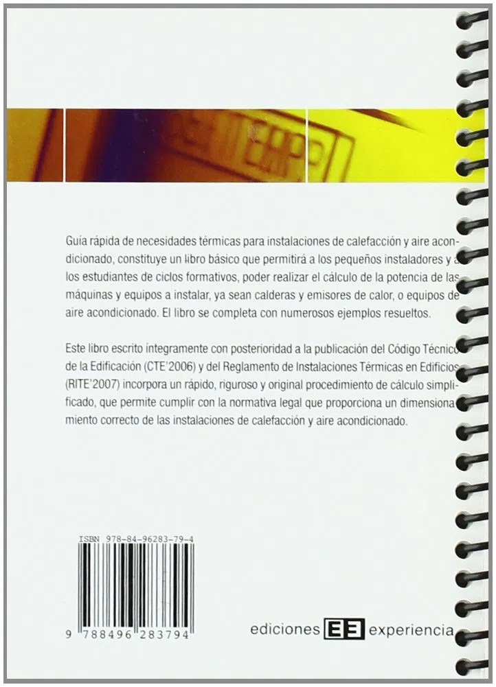 Guía rápida de necesidades térmicas para la calefacción y aire acondicionado (Colección Guías de bolsillo)