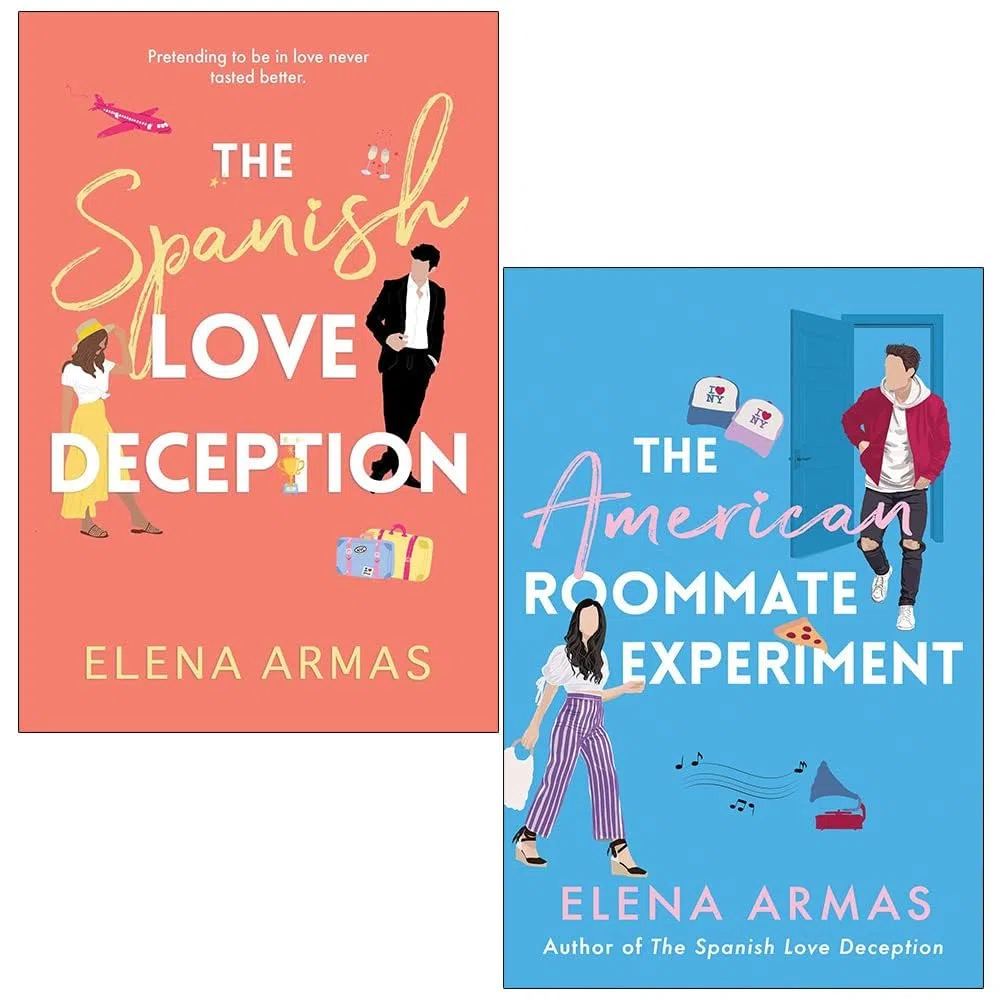 Elena Armas Collection 2 Books Set (The Spanish Love Deception, The American Roommate Experiment)