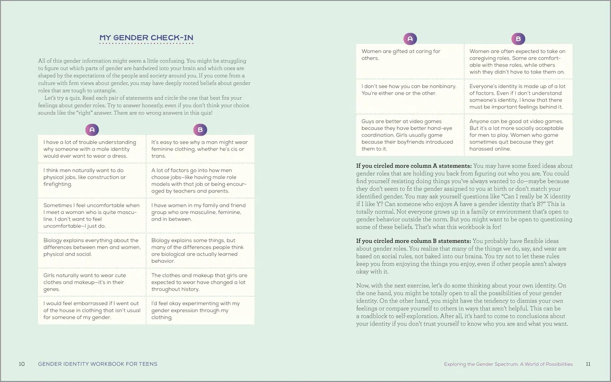 Gender Identity Workbook for Teens: Practical Exercises to Navigate Your Exploration, Support Your Journey, and Celebrate Who You Are