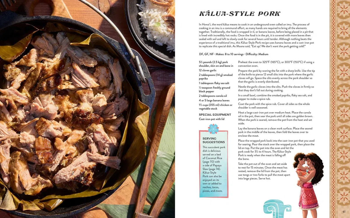 Disney Moana: The Official Cookbook: Pacific Recipes Inspired by Motunui: Authentic Pacific Recipes and Stories Inspired by Motunui and Beyond