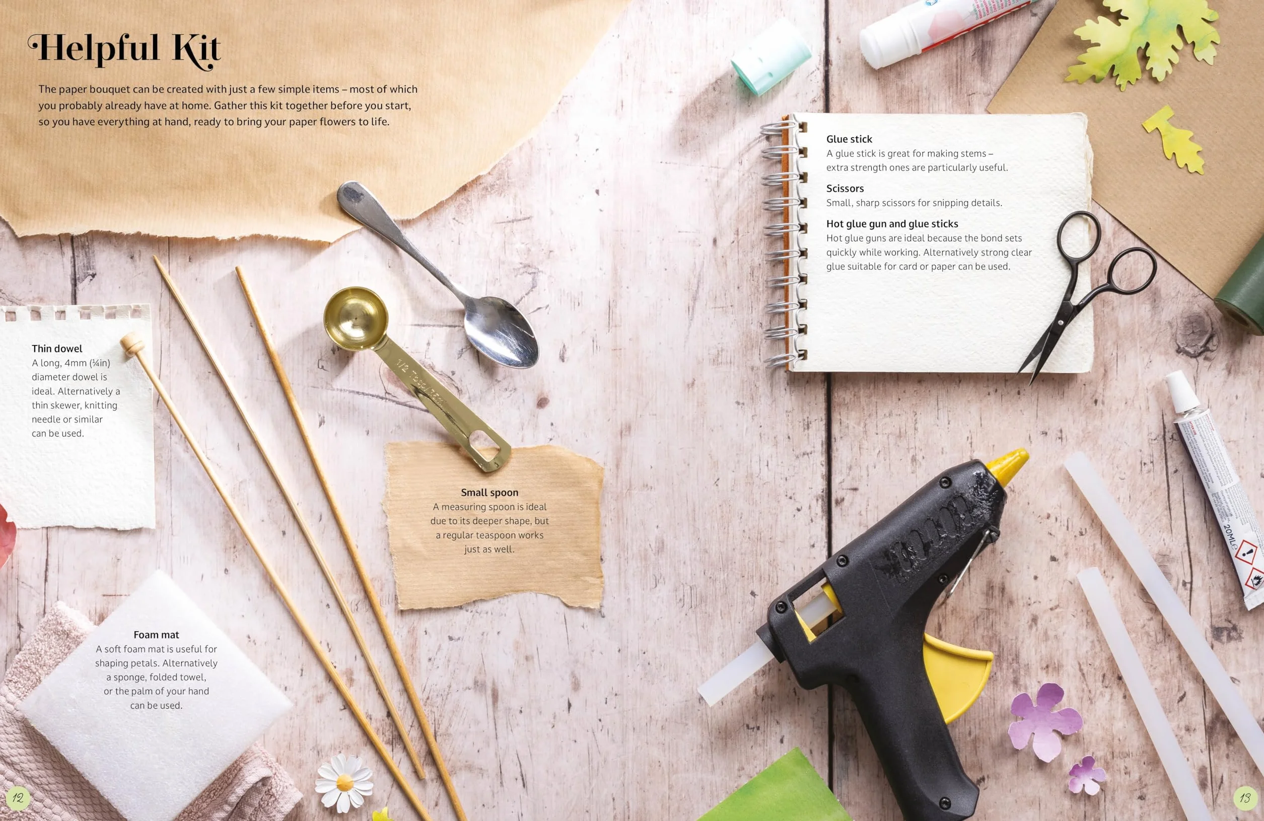 The Bouquet in a Book: Pre-punched pages to press out and make paper flowers: 1