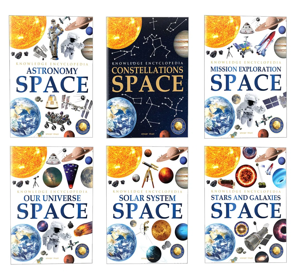 Space: Collection of 6 Books (Knowledge Encyclopedia for Children)