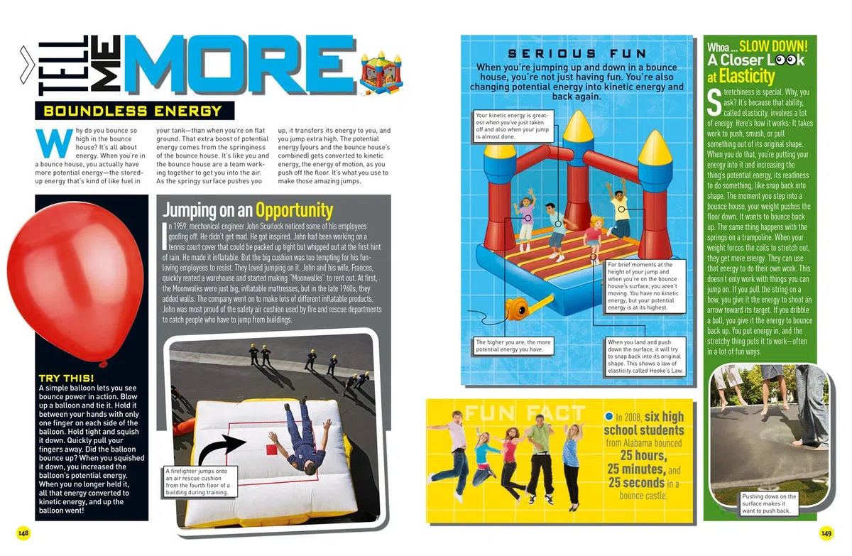 How Things Work: Discover Secrets and Science Behind Bounce Houses, Hovercraft, Robotics, and Everything in Between