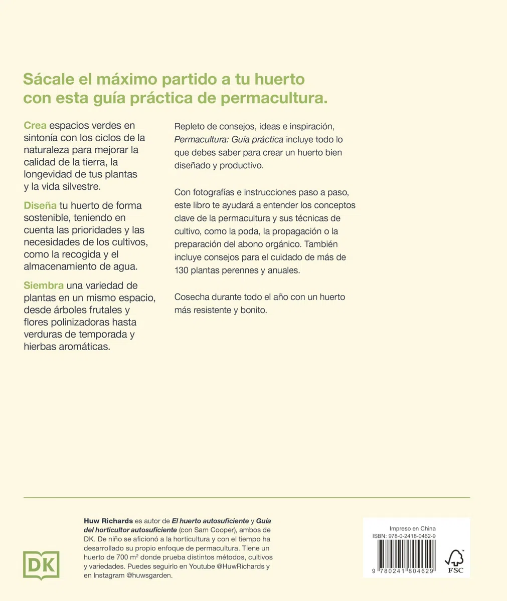 Permacultura: Guía práctica: Cultivos resilientes y regenerativos para cosechar todo el año (Jardinería)