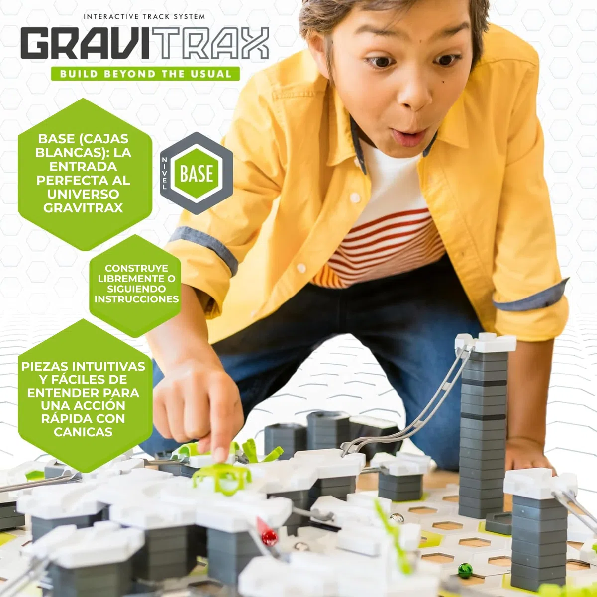 Ravensburger - Gravitrax Lift | Circuito Canicas Con 28 Piezas | Rompecabezas Niños Con Canicas | Juegos Para Niños De 8 Años | Juegos Mesa Compatibles Con Todos Los Gravitrax